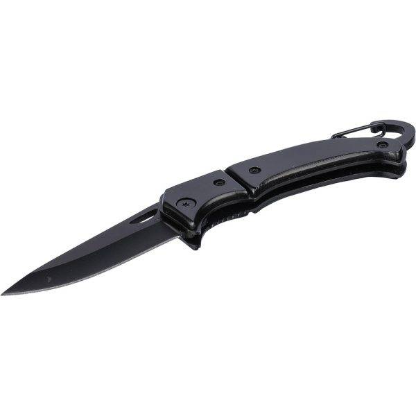 Couteau de poche noir personnalisable avec logo