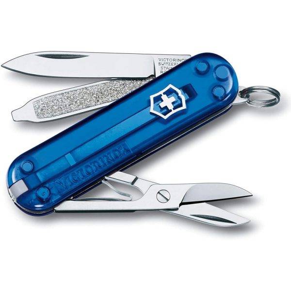 Couteau de poche Victorinox Classic SD noir-rouge personnalisable