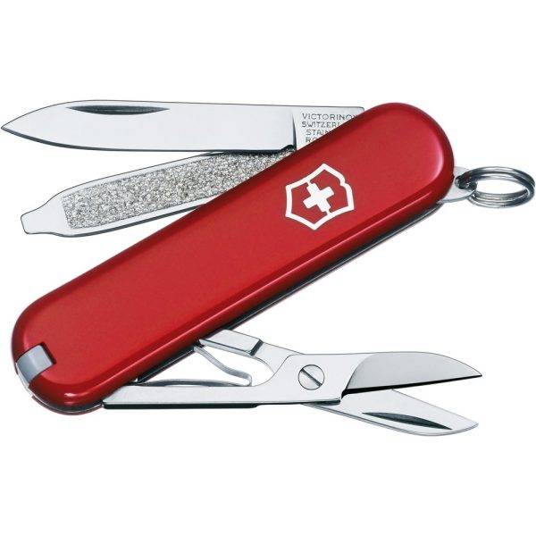 Couteau de poche Victorinox Classic SD rouge personnalisable avec logo