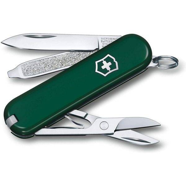 Couteau de poche Victorinox Classic SD vert personnalisable avec logo