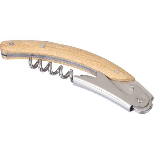Couteau de sommelier brun personnalisable avec logo