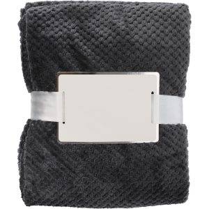 Couverture polaire graphite personnalisable avec logo