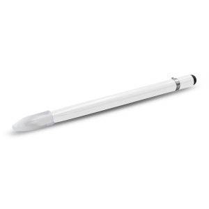 Crayon "éternel", stylo tactile Evald blanc personnalisable avec logo