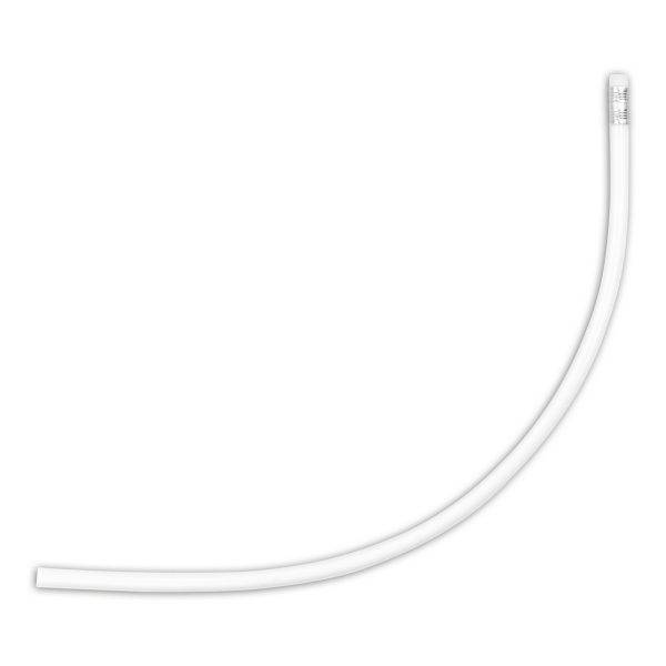 Crayon flexible Like blanc personnalisable avec logo