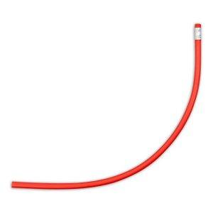 Crayon flexible Like rouge personnalisable avec logo