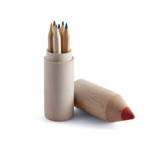 Crayons de couleur bois personnalisable avec logo