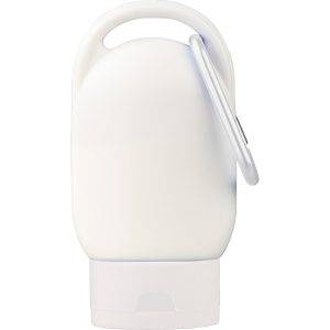 Crème solaire blanc personnalisable avec logo