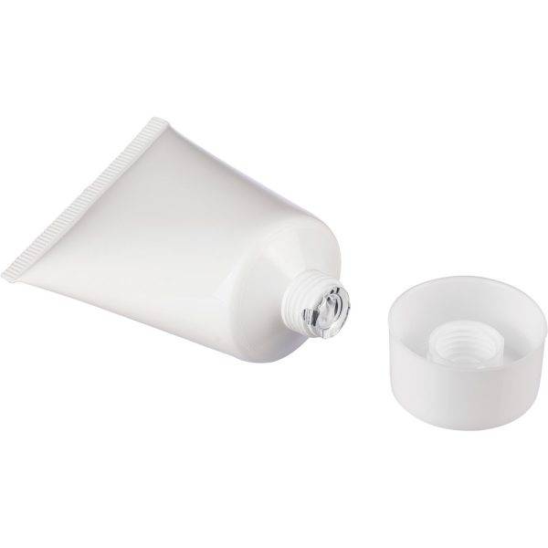 Crème solaire - parfum vanille blanc personnalisable avec logo