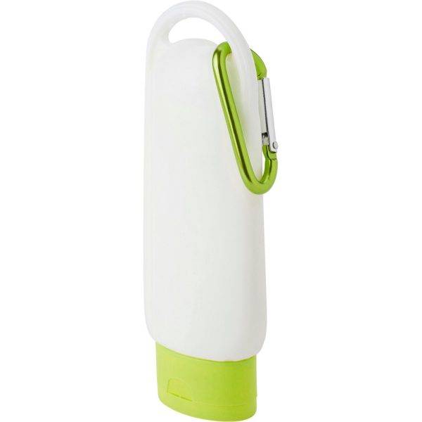 Crème solaire SPF 30 vert claire personnalisable avec logo