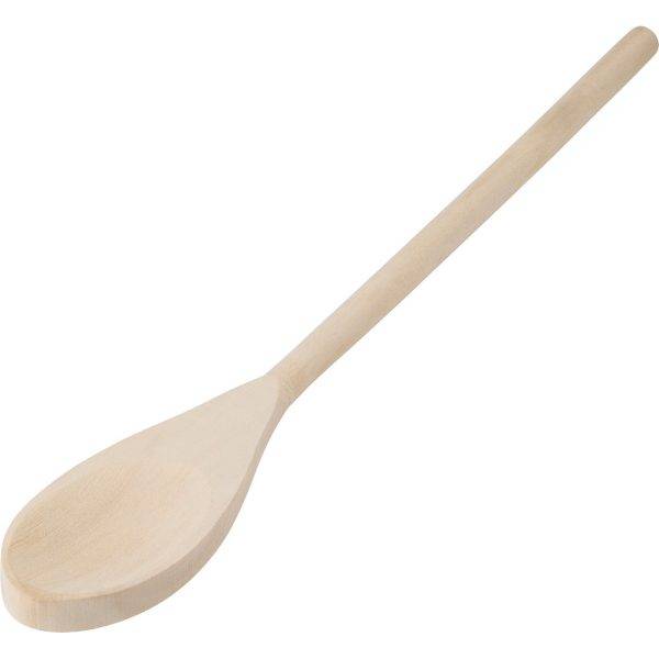 Cuillère de cuisine en bois brun personnalisable avec logo