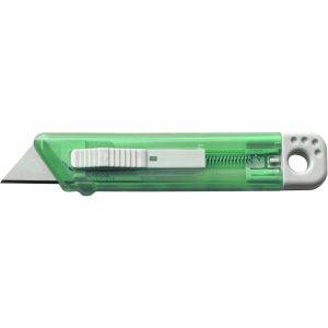 Cutter avec mécanisme de sécurité vert claire personnalisable