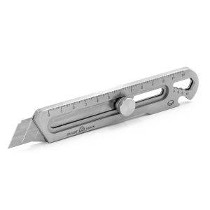 Cutter, règle, décapsuleur, clé à vis Muireann argent personnalisable