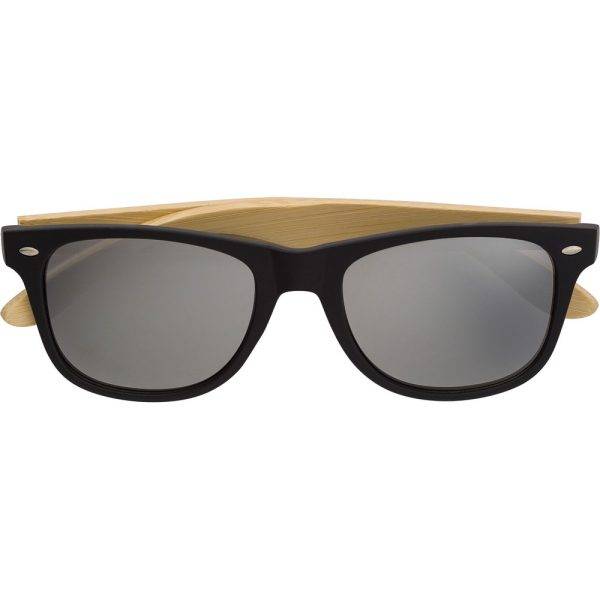 Des lunettes de soleil argent personnalisable avec logo