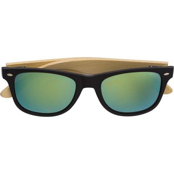 Des lunettes de soleil jaune personnalisable avec logo