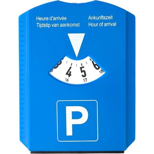 Disque de stationnement et grattoir à glace personnalisable