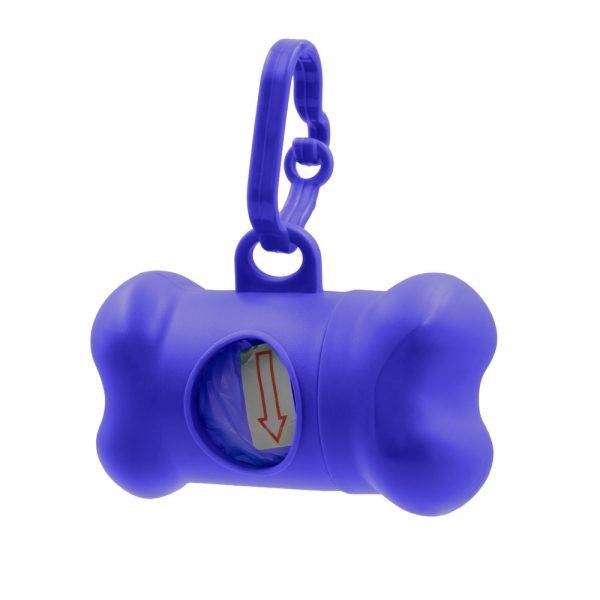 Distributeur de sacs pour chiens Zoga bleu marine personnalisable