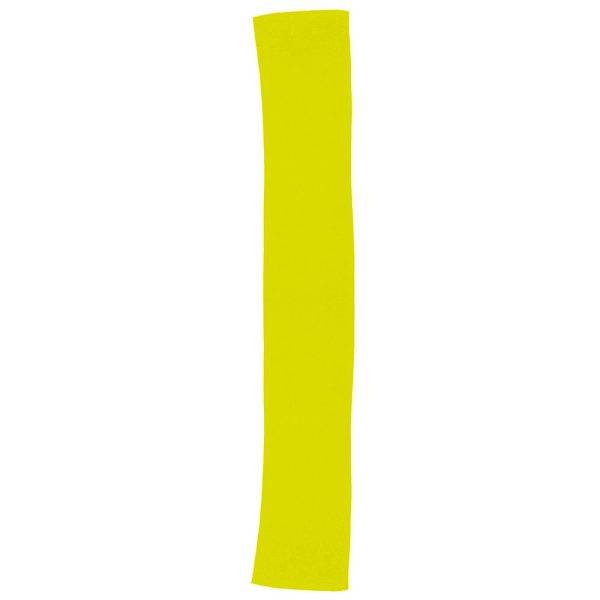 Écharpe jaune personnalisable avec logo