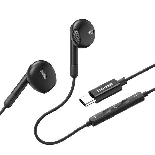 Écouteurs intra-auriculaires Hama Classy noir personnalisable