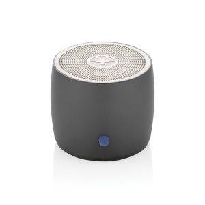 Enceinte 3W aluminium recyclé RCS Swiss peak gris personnalisable