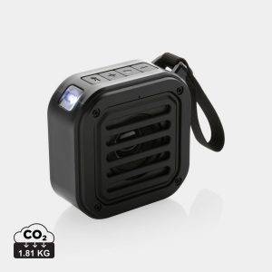 Enceinte 3W solaire en plastique recyclé RCS Sunwave personnalisable