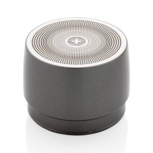 Enceinte 5W Swiss peak gris personnalisable avec logo