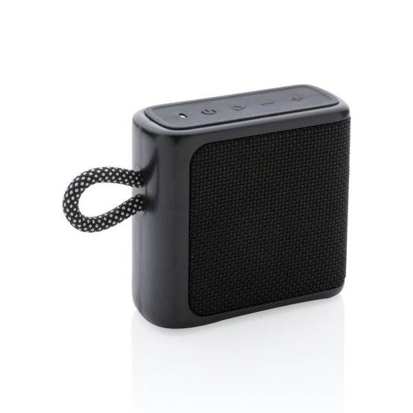 Enceinte IPX6 3W Splash noir personnalisable avec logo