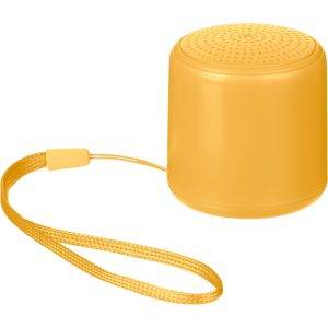 Enceinte sans fil 3W jaune personnalisable avec logo