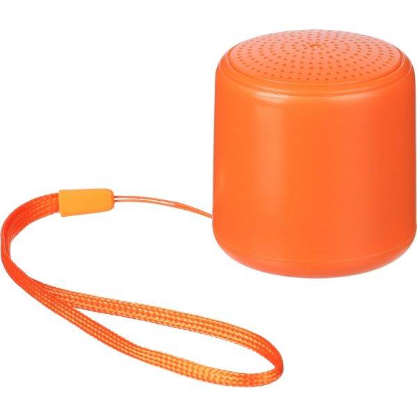 Enceinte sans fil 3W orange personnalisable avec logo
