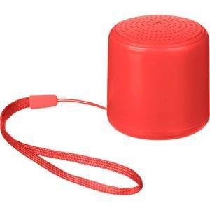 Enceinte sans fil 3W rouge personnalisable avec logo