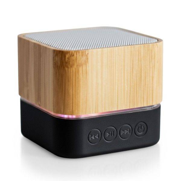 Enceinte sans fil en bambou 3W | Sheppard bois personnalisable