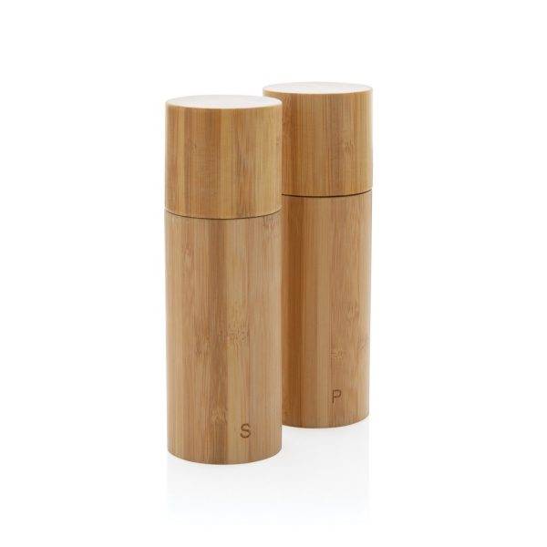 Ensemble de moulin à sel et poivre Ukiyo brun personnalisable