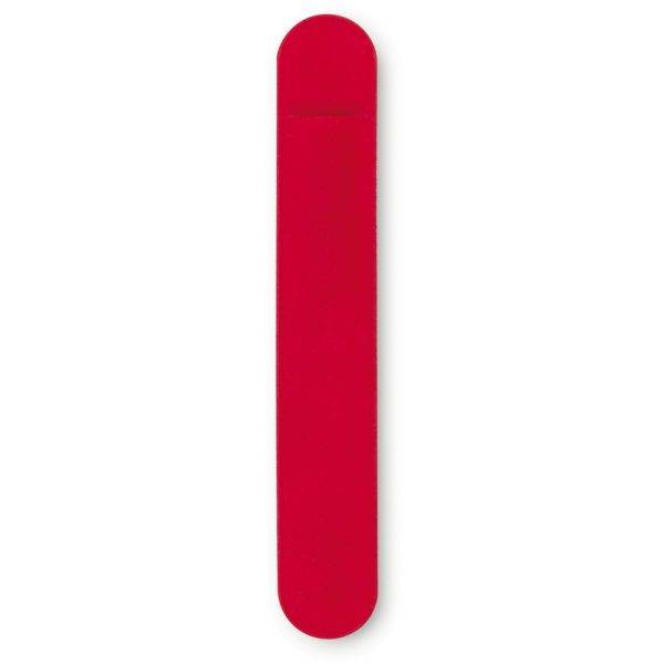 Etui pour stylo rouge personnalisable avec logo