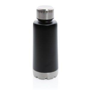 Flacon thermique 350 ml noir personnalisable avec logo