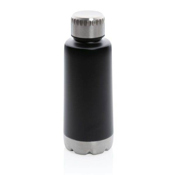 Flacon thermique 350 ml noir personnalisable avec logo