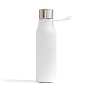 Flacon thermique 450 ml VINGA Lean blanc personnalisable avec logo