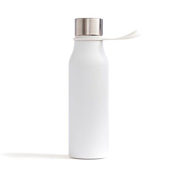 Flacon thermique 450 ml VINGA Lean blanc personnalisable avec logo