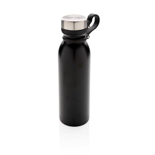 Flacon thermique 600 ml noir personnalisable avec logo