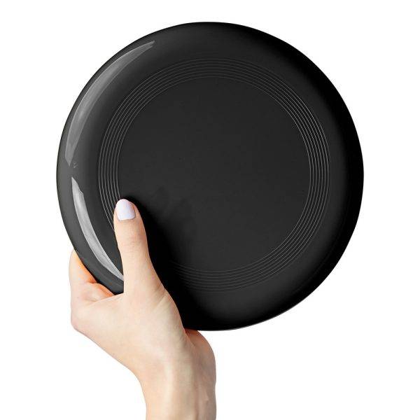 Frisbee noir personnalisable avec logo