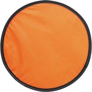 Frisbee pliable orange personnalisable avec logo
