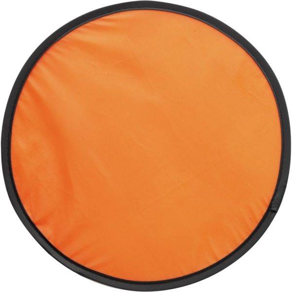 Frisbee pliable orange personnalisable avec logo