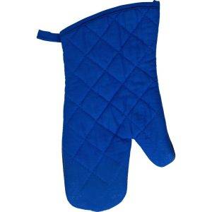Gant de cuisine bleu personnalisable avec logo