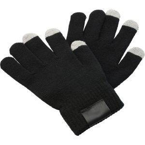 Gants noir personnalisable avec logo – réf. V7084-03