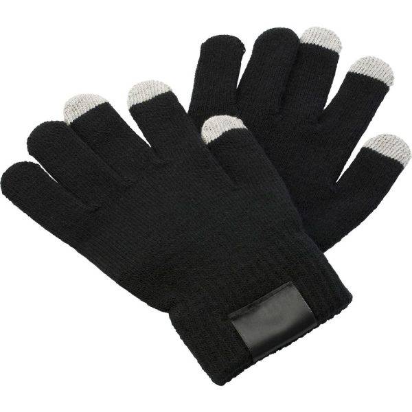 Gants noir personnalisable avec logo – réf. V7084-03