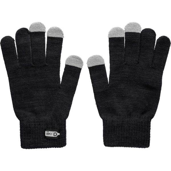 Gants noir personnalisable avec logo
