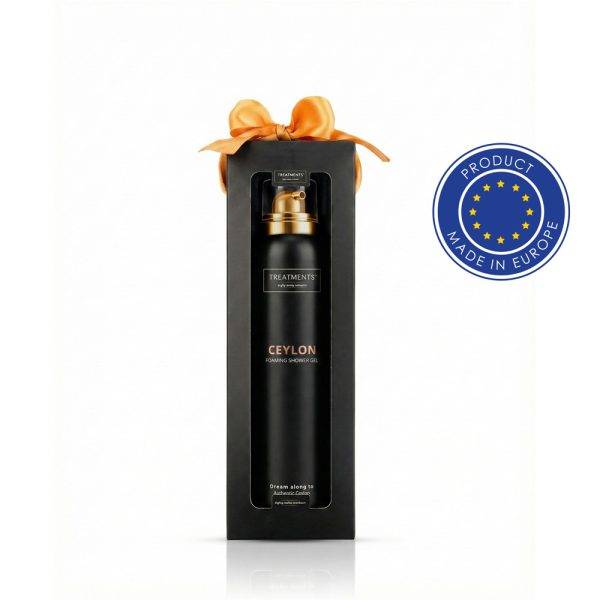 Gel douche TREATMENTS noir personnalisable avec logo