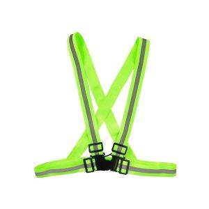 Gilet, bretelles | Maryann jaune personnalisable avec logo