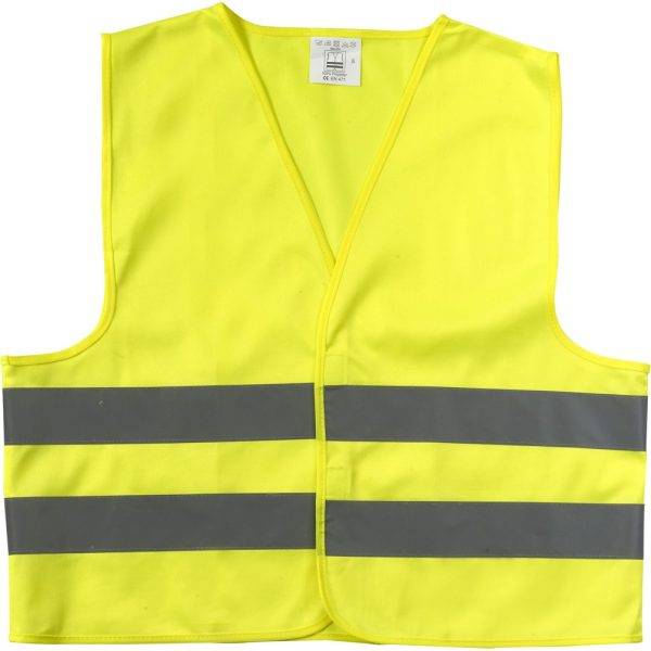 Gilet jaune personnalisable avec logo – réf. V7768-08S