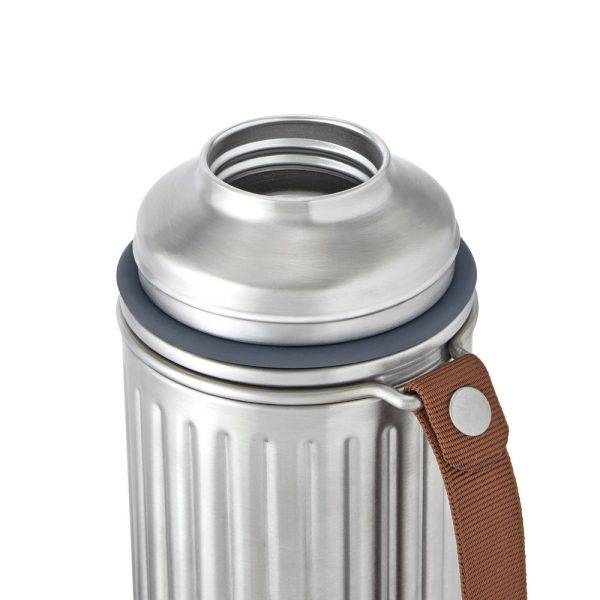 Gourde Explorer Duo 1L Black+Blum szary personnalisable avec logo