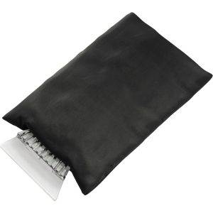 Gratte-neige en gant noir personnalisable avec logo