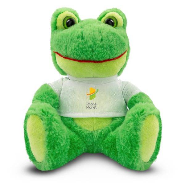 Grenouille Elena vert personnalisable avec logo